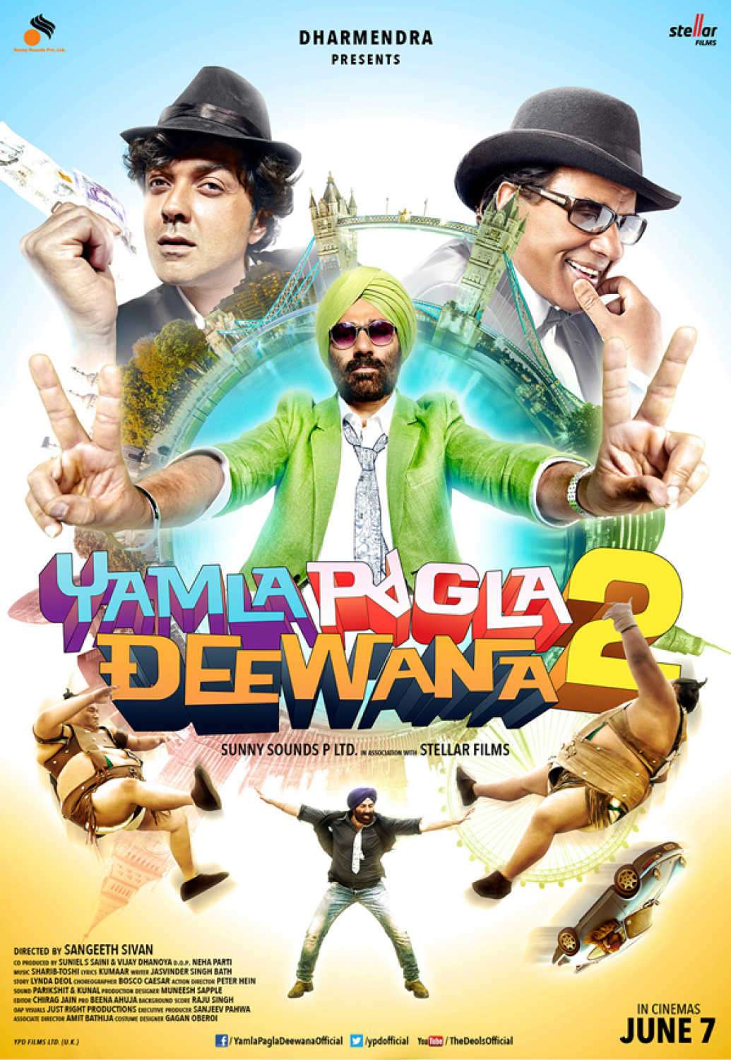 Yamla Pagla Deewana 2 2013 5432 Poster.jpg